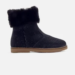 Boots fourrées enfant fille - marine jacadi