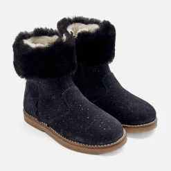 Boots fourrées enfant fille - marine jacadi