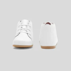 Bottillons premiers pas bébé fille - blanc jacadi