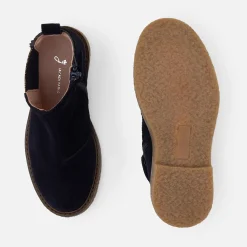 Bottines enfant fille en cuir - marine jacadi