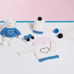 Brassière Love Maille collection solidaire - blanc/bleu