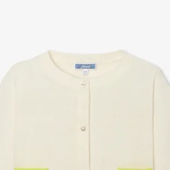 Cardigan bébé fille - blanc doux/multicolore