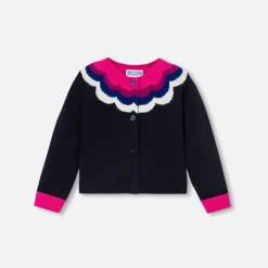 Cardigan bébé fille - marine/multicolore