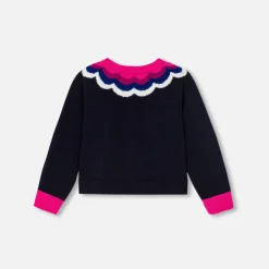 Cardigan bébé fille - marine/multicolore