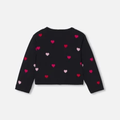 Cardigan bébé fille - marine/multicolore