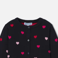 Cardigan bébé fille - marine/multicolore