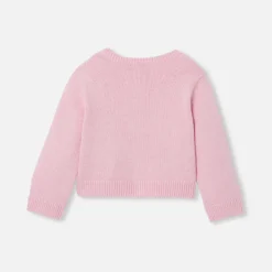 Cardigan bébé fille - rose chine