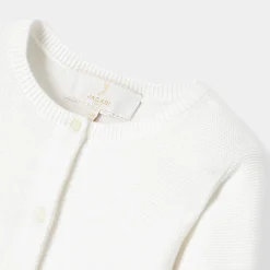 Cardigan bébé fille cérémonie - blanc jacadi