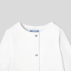Cardigan bébé fille en molleton - blanc jacadi