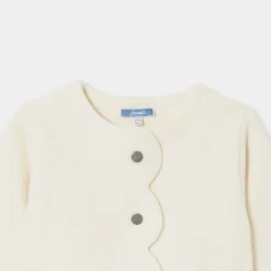 Cardigan bébé fille en polaire