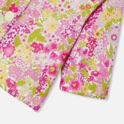 Cardigan bébé fille en Tissu Liberty - rose/multicolore