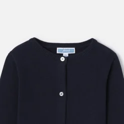 Cardigan bébé fille en tricot - marine jacadi