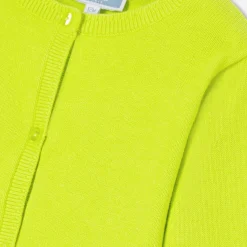 Cardigan bébé fille en tricot - pistache