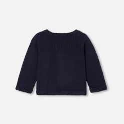 Cardigan bébé garçon - marine clair