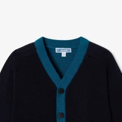 Cardigan bébé garçon color block - marine jacadi
