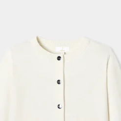 Cardigan enfant fille - blanc doux jacadi