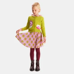 Cardigan enfant fille - cumin