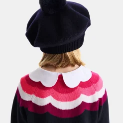 Cardigan enfant fille - marine/multicolore