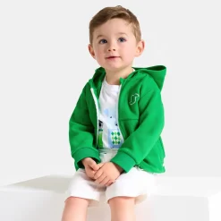 Cardigan zippé bébé garçon - vert