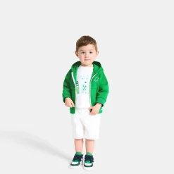 Cardigan zippé bébé garçon - vert