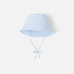 Chapeau bébé en Oxford - bleu clair jacadi