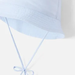 Chapeau bébé en Oxford - bleu clair jacadi