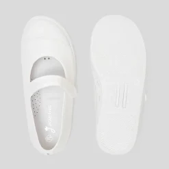 Charles IX en toile enfant fille - blanc jacadi