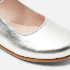 Charles IX enfant fille en cuir glacé - argent