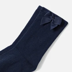 Chaussettes hautes bébé fille - marine jacadi