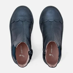 Chelsea boots enfant fille - bleu