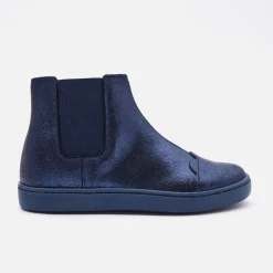 Chelsea boots enfant fille - bleu