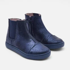 Chelsea boots enfant fille - bleu