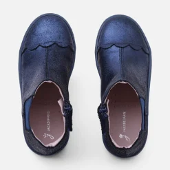 Chelsea boots enfant fille - bleu