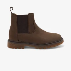 Chelsea boots enfant garçon - marron