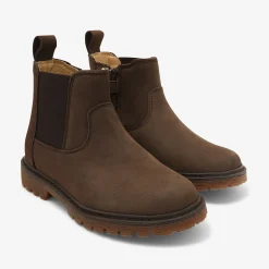 Chelsea boots enfant garçon - marron