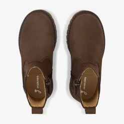 Chelsea boots enfant garçon - marron
