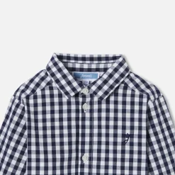 Chemise à carreaux bébé garçon - blanc/marine