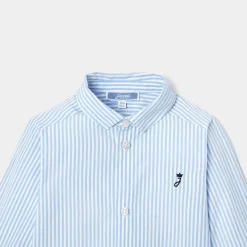 Chemise bébé garçon - blanc/ciel