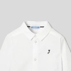 Chemise bébé garçon en Oxford - blanc jacadi