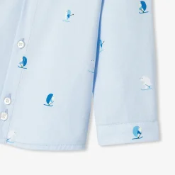 Chemise bébé garçon en Oxford - nuage