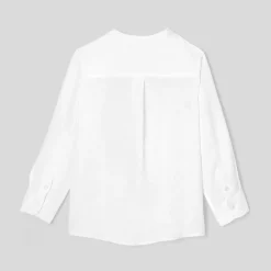Chemise en lin enfant garçon - blanc jacadi