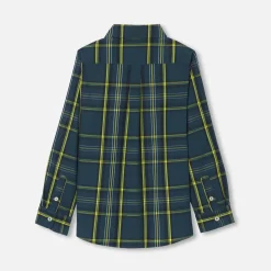 Chemise enfant garçon à carreaux - marine/multicolore