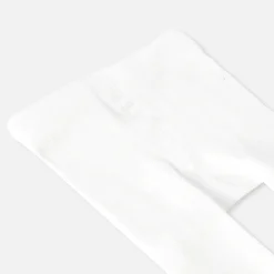 Collants bébé fille nœud tissu Liberty - blanc doux/multicolore