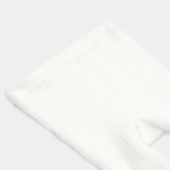 Collants côtelés bébé - blanc doux jacadi