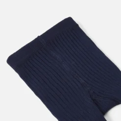 Collants côtelés bébé - marine jacadi
