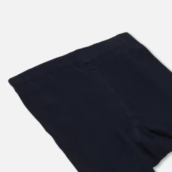 Collants enfant fille cœurs - marine/rouge