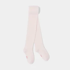 Collants unis enfant fille - rose pale jacadi