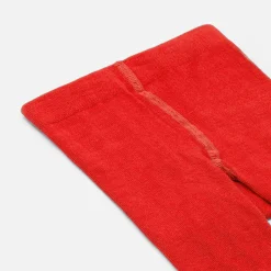 Collants unis enfant fille - orange vif