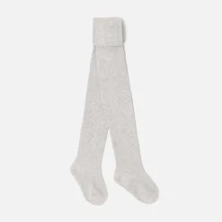 Collants unis enfant fille - gris chine clair jacadi