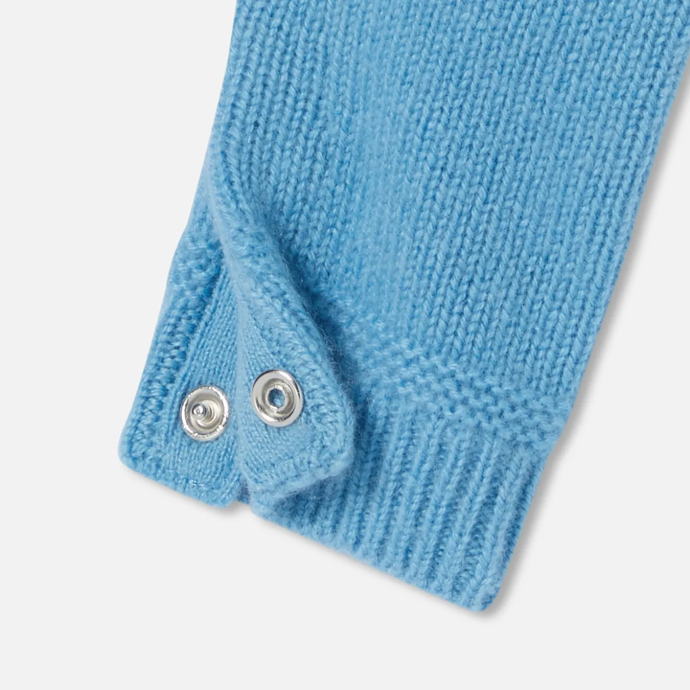 Combinaison bébé en cachemire - bleu de prusse